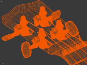 ukulele 3D Model