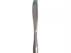 dinner knife with swirl accent 3D 모델