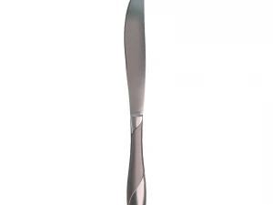 dinner knife with swirl accent 3D Model
