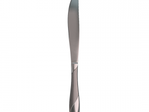dinner knife with swirl accent 3D 모델