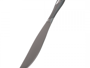 dinner knife with swirl accent 3D 모델