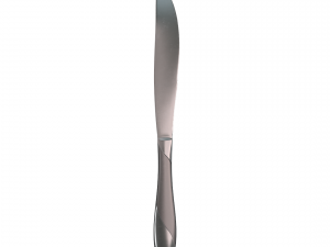 dinner knife with swirl accent 3D 모델