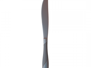 dinner knife with swirl accent 3D 모델