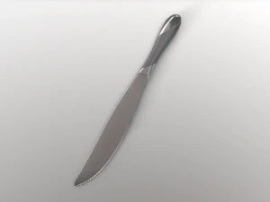 भंवर उच्चारण के साथ डिनर चाकू 3D मॉडल