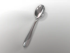 भँवर उच्चारण के साथ बड़ा चम्मच 3D मॉडल