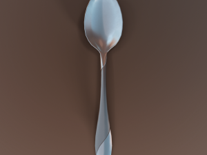 tablespoon with swirl accent Modelo 3D
