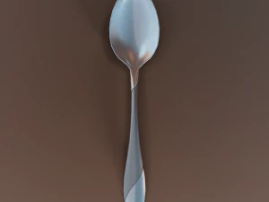 tablespoon with swirl accent 3D Model