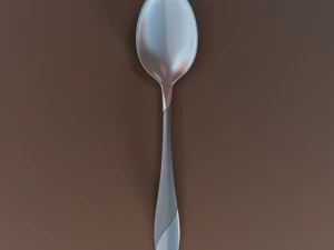tablespoon with swirl accent 3D Model