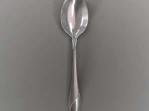 tablespoon with swirl accent Modelo 3D