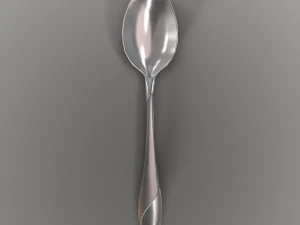 tablespoon with swirl accent 3D Model