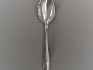 tablespoon with swirl accent Modelo 3D