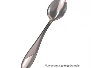 tablespoon with swirl accent 3D Model