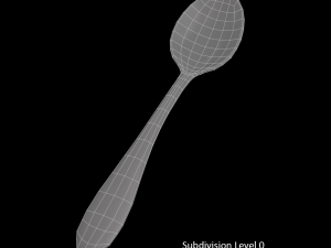 tablespoon with swirl accent Modelo 3D