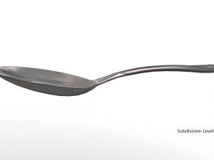 tablespoon with swirl accent Modelo 3D