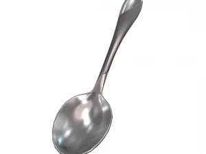 tablespoon with swirl accent 3D Model