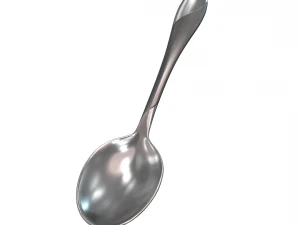 tablespoon with swirl accent 3D Model