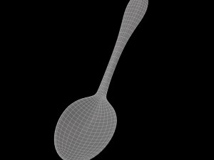 tablespoon with swirl accent Modelo 3D