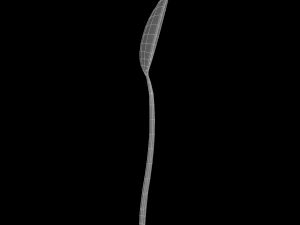 tablespoon with swirl accent 3D Model