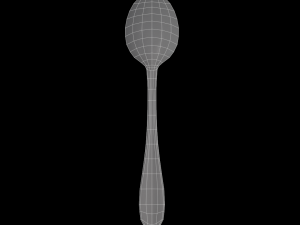 tablespoon with swirl accent Modelo 3D