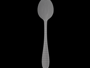 tablespoon with swirl accent Modelo 3D