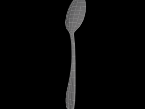 tablespoon with swirl accent Modelo 3D