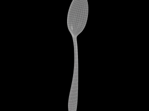 tablespoon with swirl accent Modelo 3D