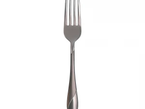 dinner fork with swirl accent 3D Model
