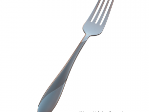 dinner fork with swirl accent 3D Modell