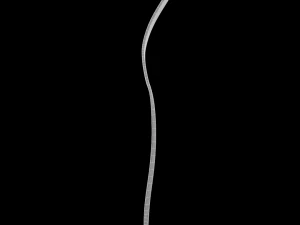 dinner fork with swirl accent 3D Model
