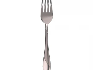 dinner fork with swirl accent 3D Model