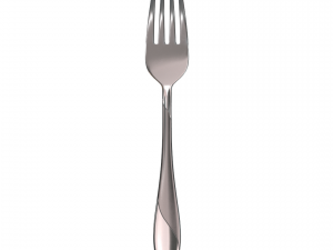 dinner fork with swirl accent 3D Modell