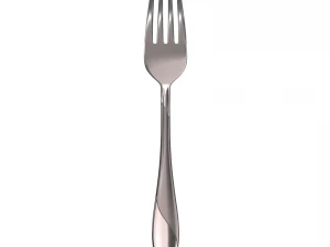 dinner fork with swirl accent 3D Model