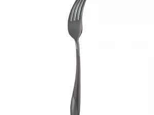 dinner fork with swirl accent 3D Model