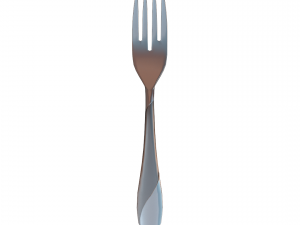 salad fork with swirl accent Modello 3D