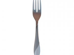 salad fork with swirl accent Modello 3D