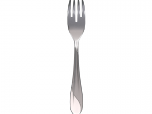 salad fork with swirl accent Modello 3D