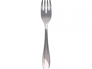 salad fork with swirl accent Modello 3D
