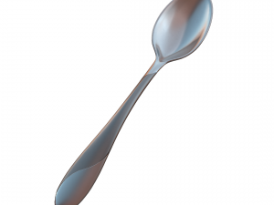 teaspoon with swirl accent 3D Model