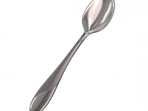 teaspoon with swirl accent 3D Model