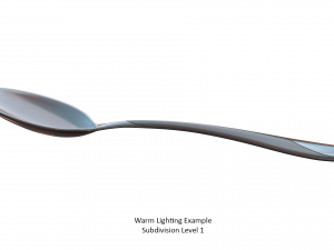 teaspoon with swirl accent 3D Model