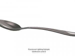 teaspoon with swirl accent 3D Model