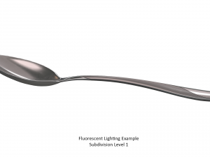 teaspoon with swirl accent 3D Model