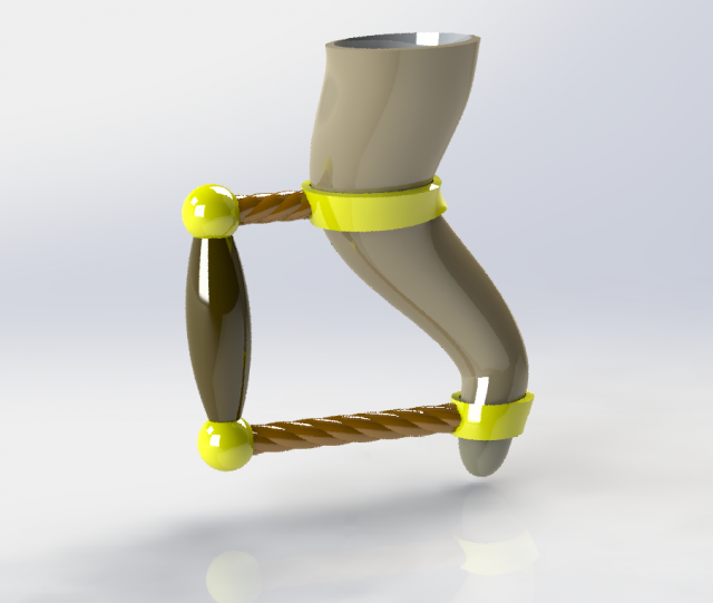 viking drinking horn 3D-Druckmodell .c4d .max .obj .3ds .fbx .stl .blend 