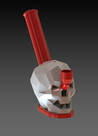 halloween bong 3D Print Model .c4d .max .obj .3ds .fbx .stl .blend