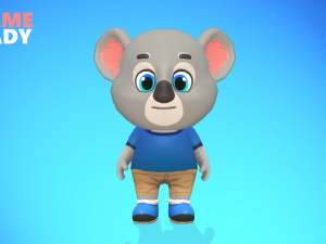 koala bear animated rigged 3D Model