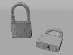 lock Model 3D