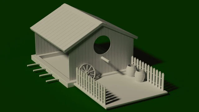 feeder 3D Model .c4d .max .obj .3ds .fbx .stl .blend