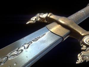 ancient sword 3D Model
