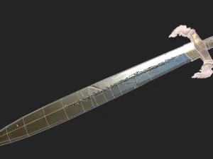 spada antica Modello 3D