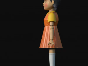 squid game netflix 3D Model